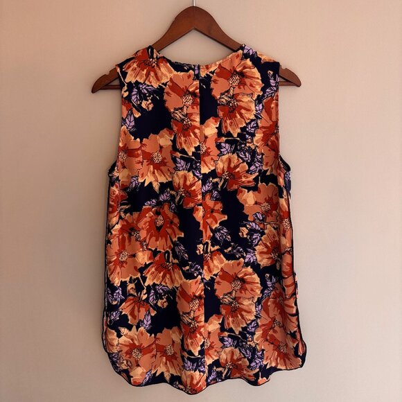 Aritzia Babaton WIELAND BLOUSE STARBOARD/GOLD size medium - Picture 2 of 7